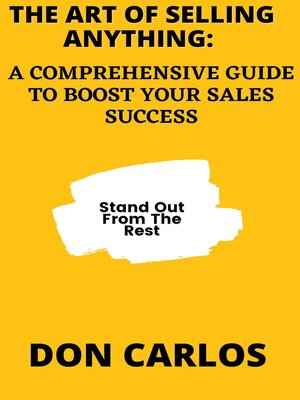 cover image of The Art of Selling Anything